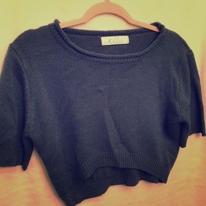 Crop sweater